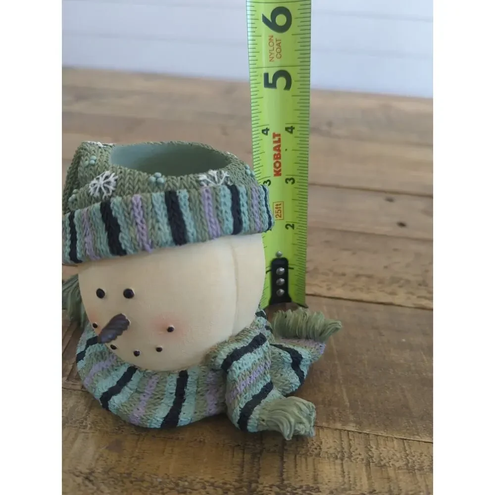 Christmas‎ Snowmen Tea Light Candle Holder By Heather Hykes Plum Pudding